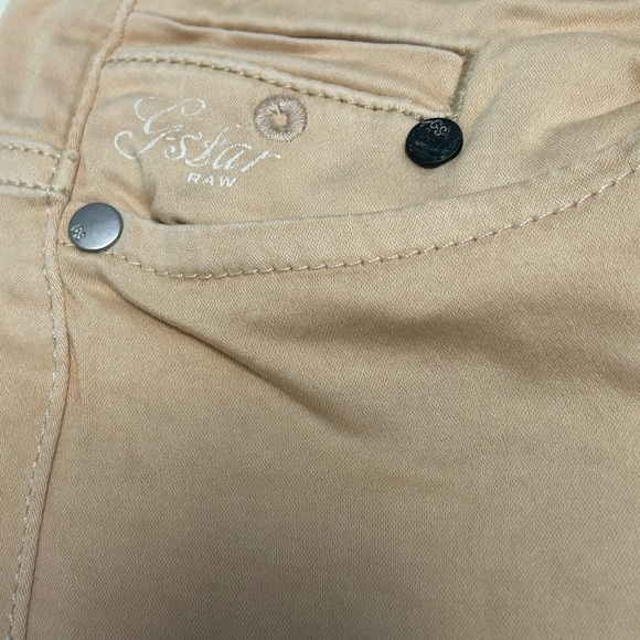 G Star Raw Denim Beige pants for women Sz. 26 - Picture 3 of 10
